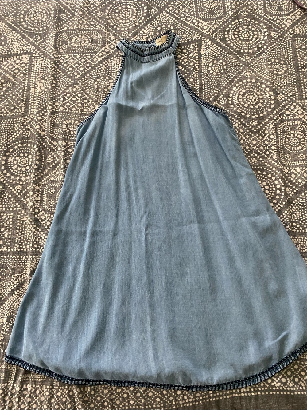 Anthropologie Cloth & Stone Halter Neck Swing Dress